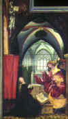 Annonciation, retable d'Isenheim